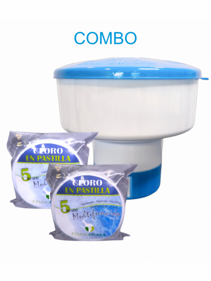 COMBO FLOTADOR + 2 PASTILLAS MULTIFUNCI&Oacute;N